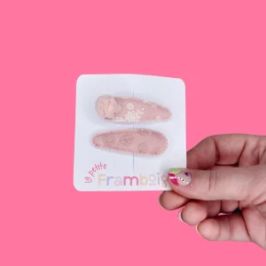 Lot de 2 Pinces Clip en Tissu – #12