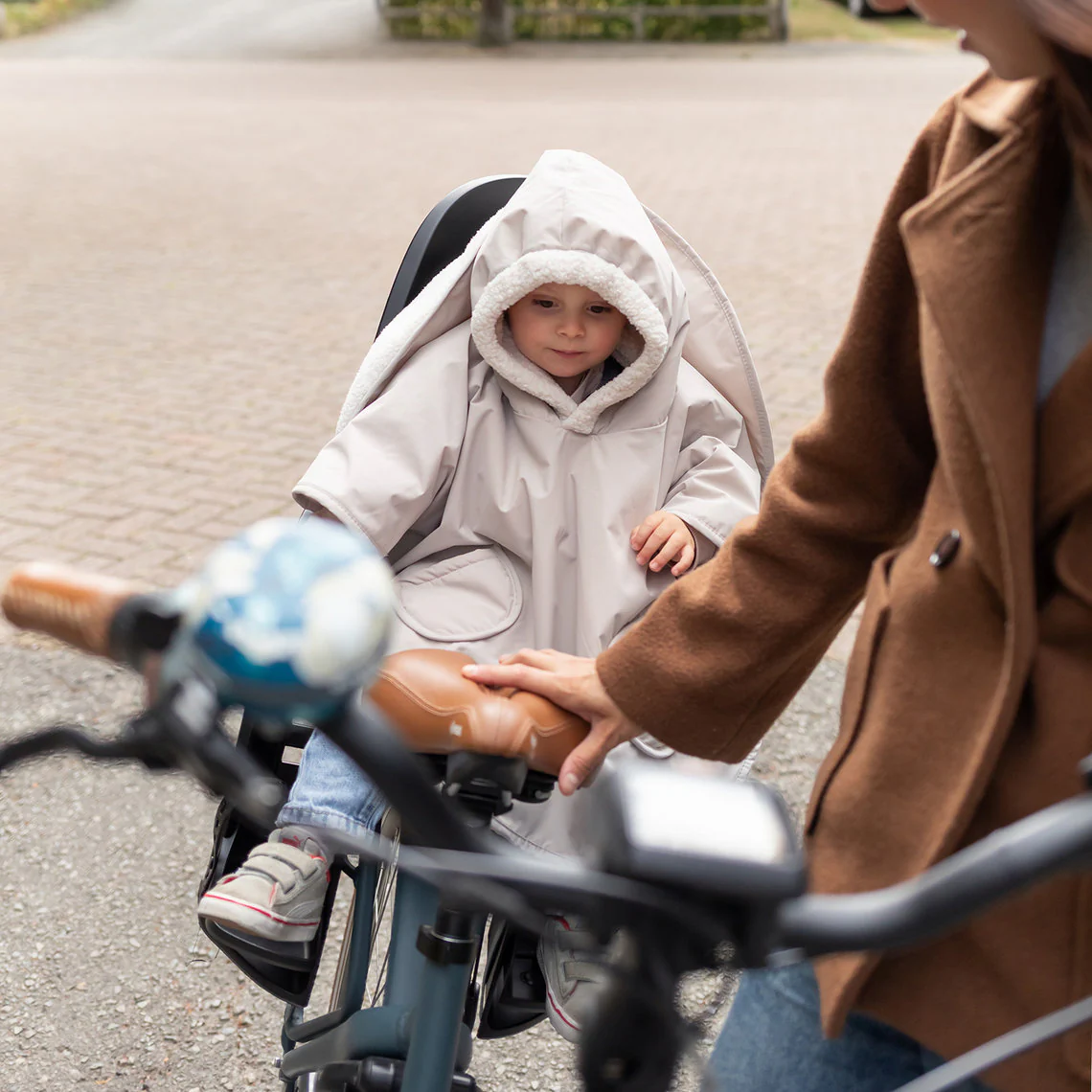 Poncho de voyage Cadum Waterproof Greige – Image 3