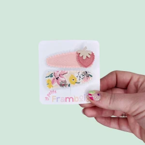 Lot de 2 Pinces Clip en Tissu – #1