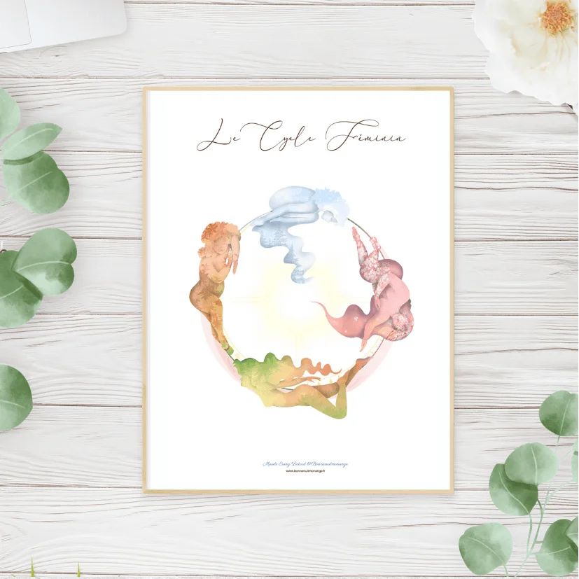 Affiche Le cycle Féminin