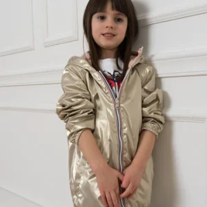 Veste Waterproof Rose/Dorée
