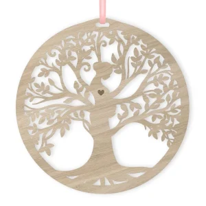 Ornement en bois de tilleul – L&rsquo;arbre Mère