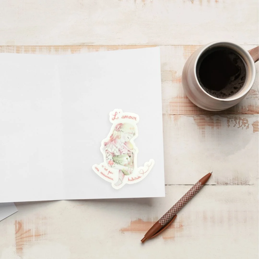 L’amour n’est pas une mauvaise habitude – autocollant – Image 4