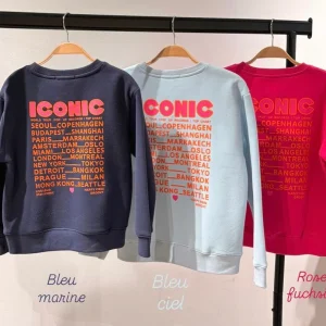 Sweat ICONIC bleu clair