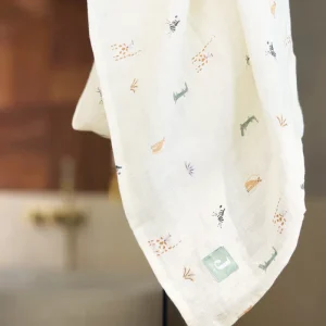 Lange Gaze de Coton Large 115x115cm - Jungle Jambo