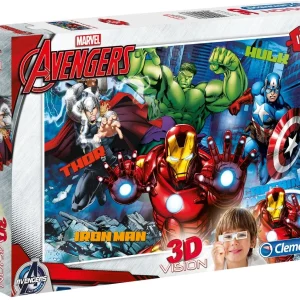 Puzzle 3D vision AVENGERS – 104 pièces