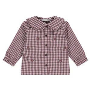 Chemise Éliane Bordeaux