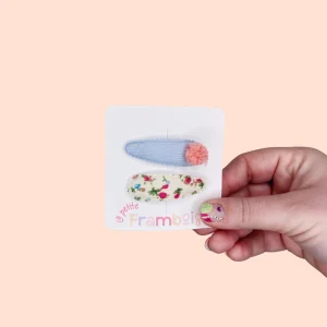 Lot de 2 Pinces Clip en Tissu – #45