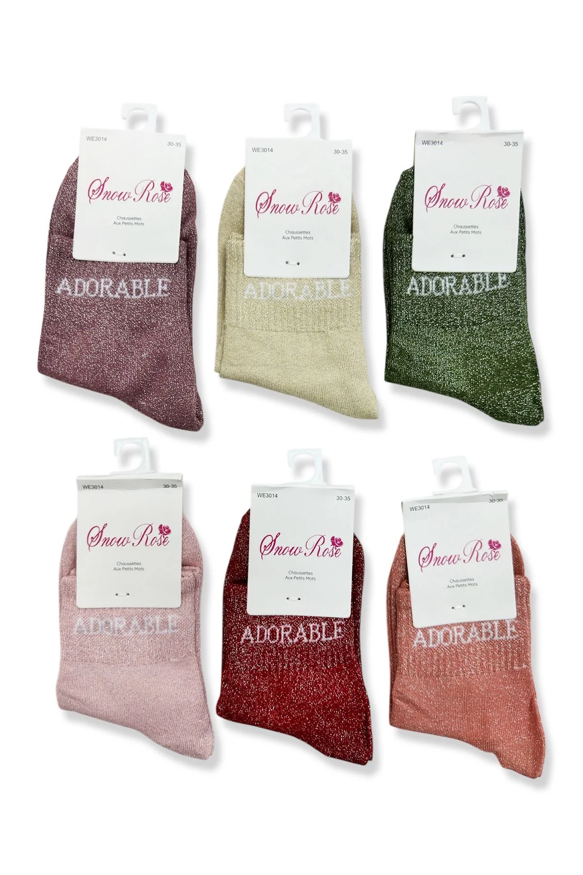 Chaussettes à paillettes ADORABLE