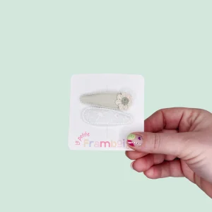 Lot de 2 Pinces Clip en Tissu – #53