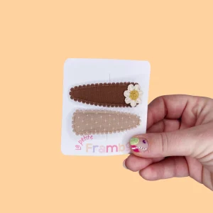 Lot de 2 Pinces Clip en Tissu – #50