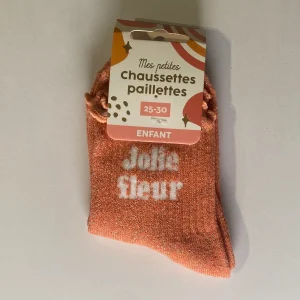 Chaussettes à paillettes JOLIE FLEUR