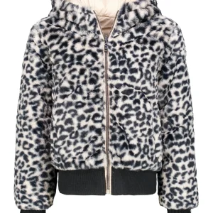 Veste Léopard réversible beige