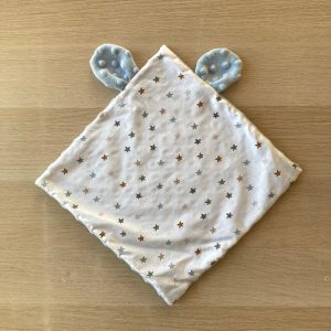 KIT Doudou Lapinours Étoiles / bleu ciel
