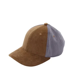 Casquette Rib cognac/grey