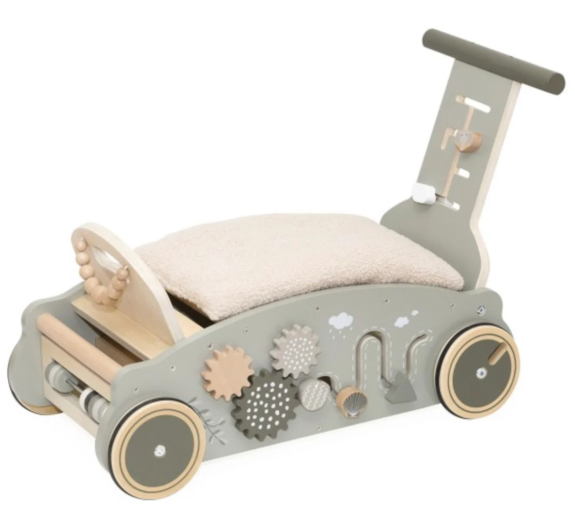 Balançoire, marcheur et voiture 3en1 Green olive – Image 2