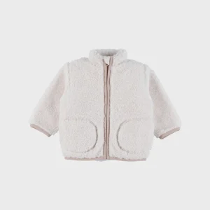 Veste en sherpa écru