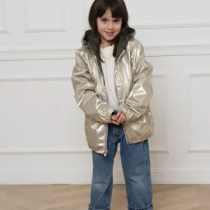 Veste Waterproof Bleu marine/Dorée