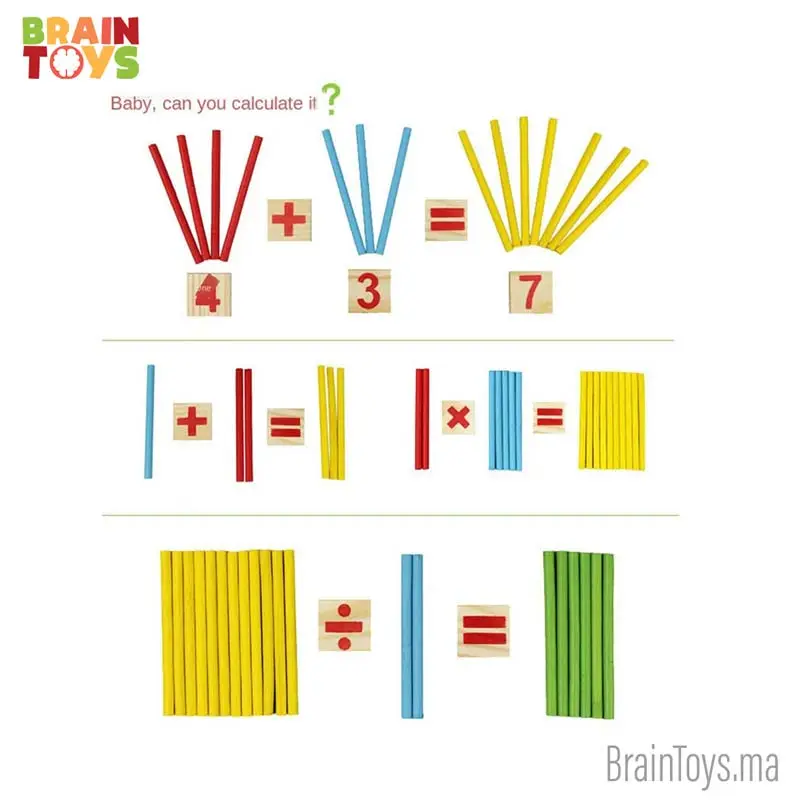 Apprentissage de Maths, Jouet Montessori – Image 3