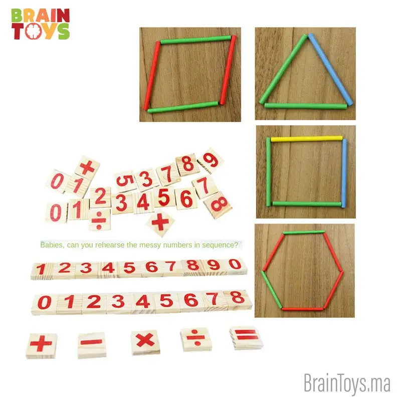 Apprentissage de Maths, Jouet Montessori – Image 2