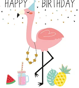 Legami Carte Flamand rose