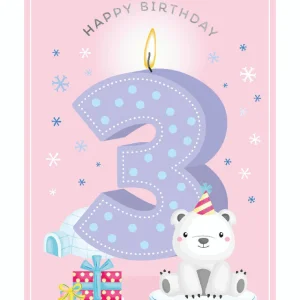 Legami Carte fille 3 ans