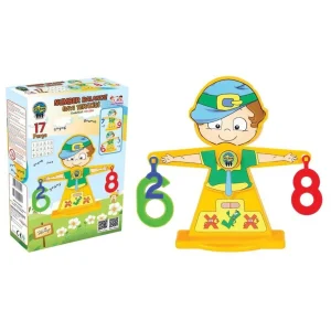 Balance Montessori chiffre et addition