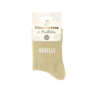 Chaussettes à paillettes REBELLE
