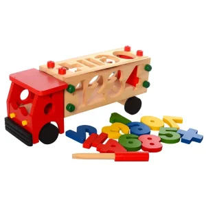 Camion de bricolage à visser & chiffres à encastrer