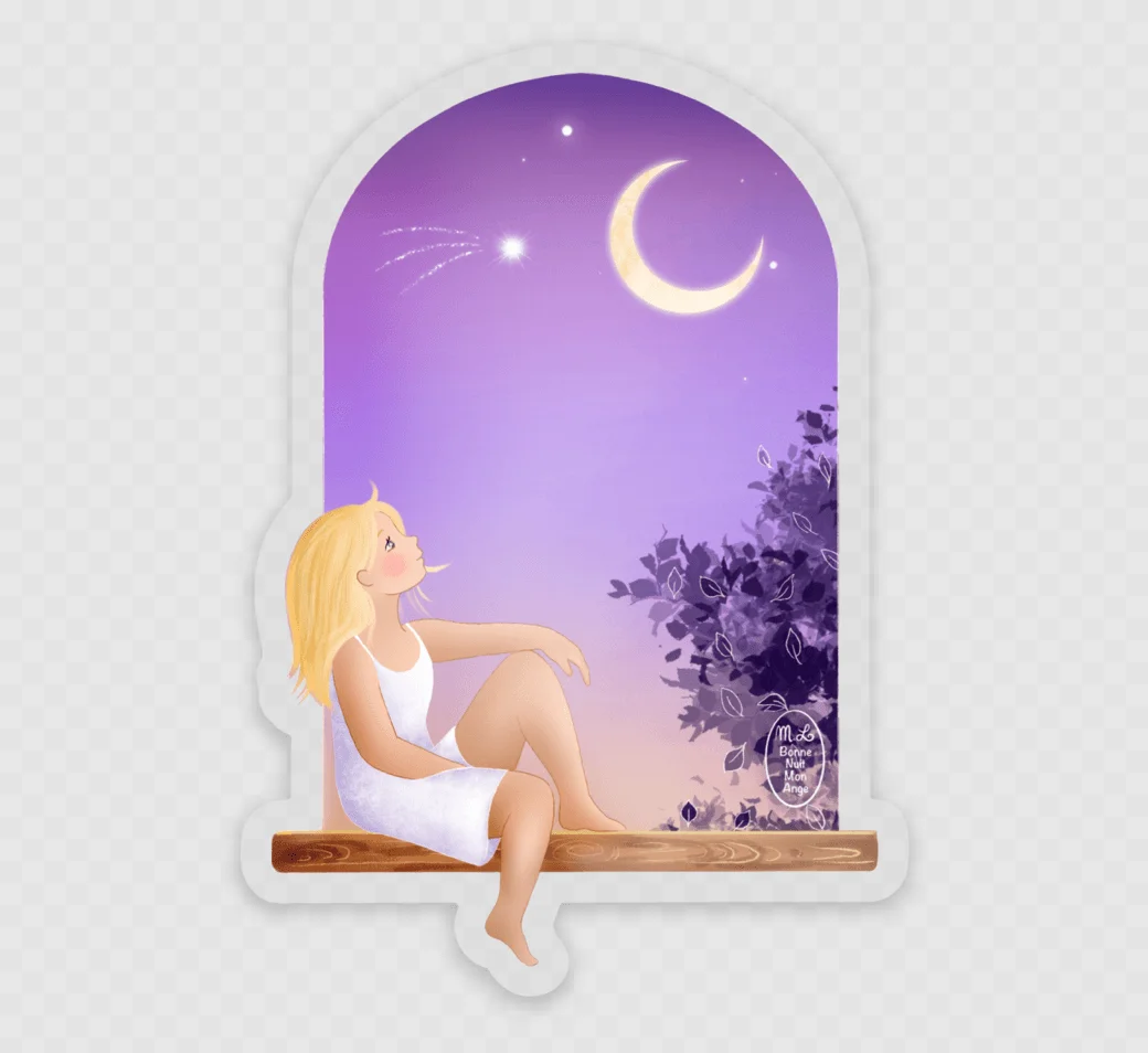 La Magie de la métamorphose – grand autocollant