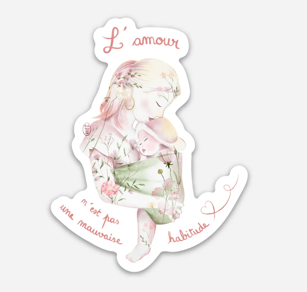 L’amour n’est pas une mauvaise habitude – autocollant