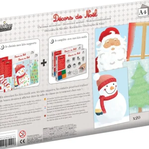 Kit supports Feuilles "Décors de Noël"