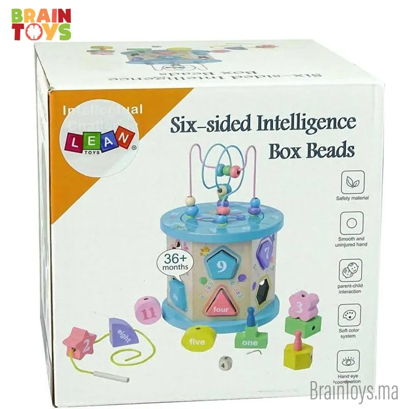 Cube d’Activité pour Les Enfants en Bois – Image 4