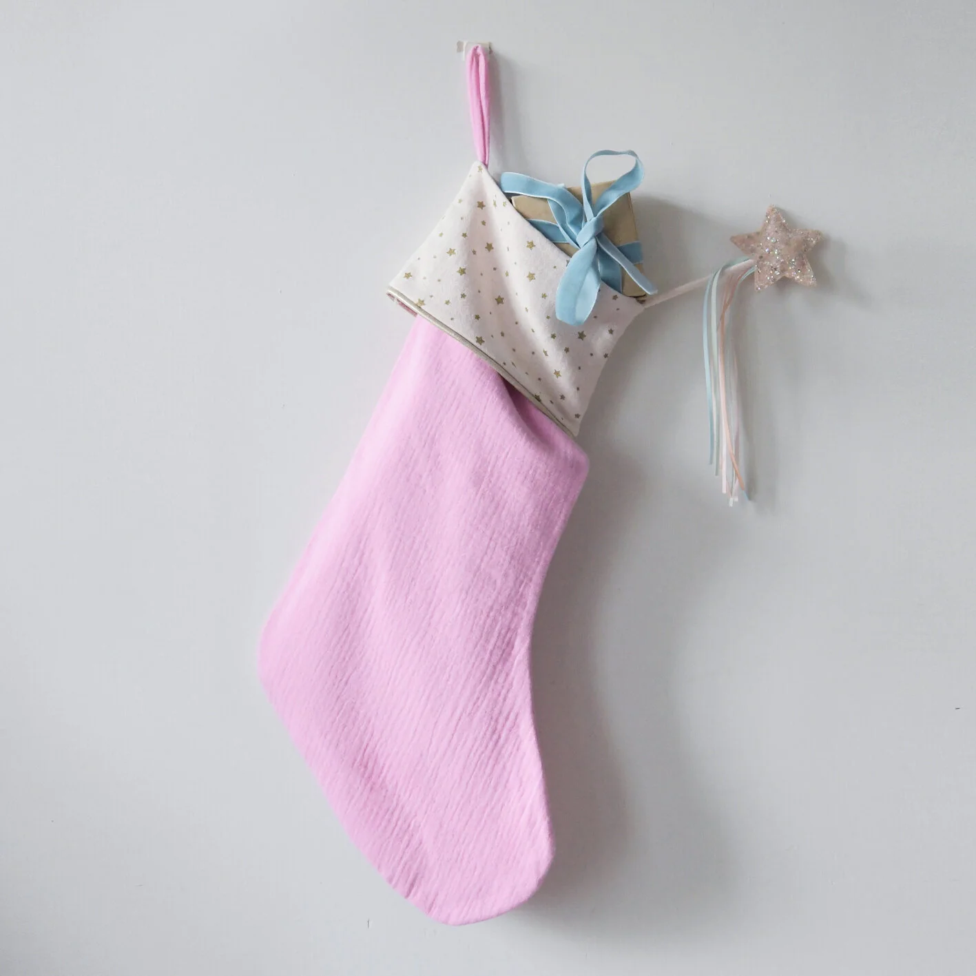 Chaussettes de Noël STARRY PINK – Image 2