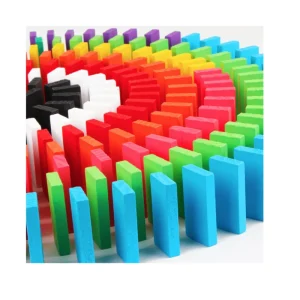 Blocs en bois et dominos – 200 pièces