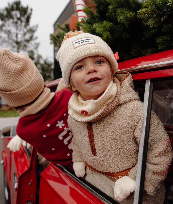 Bonnet Block Crème – Image 2