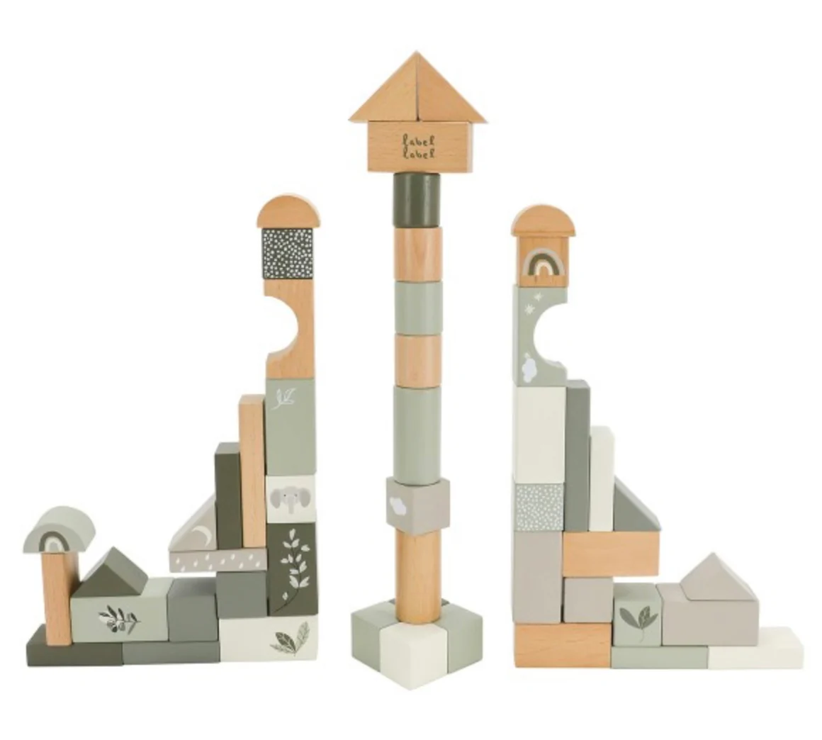 Blocs en bois Olive green – Image 2