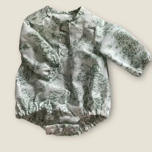 Barboteuse Toile de Jouy