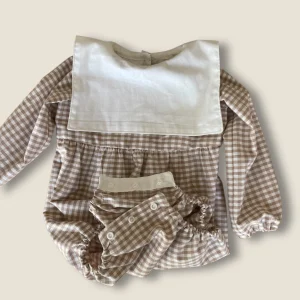 Barboteuse Vichy Col Marin