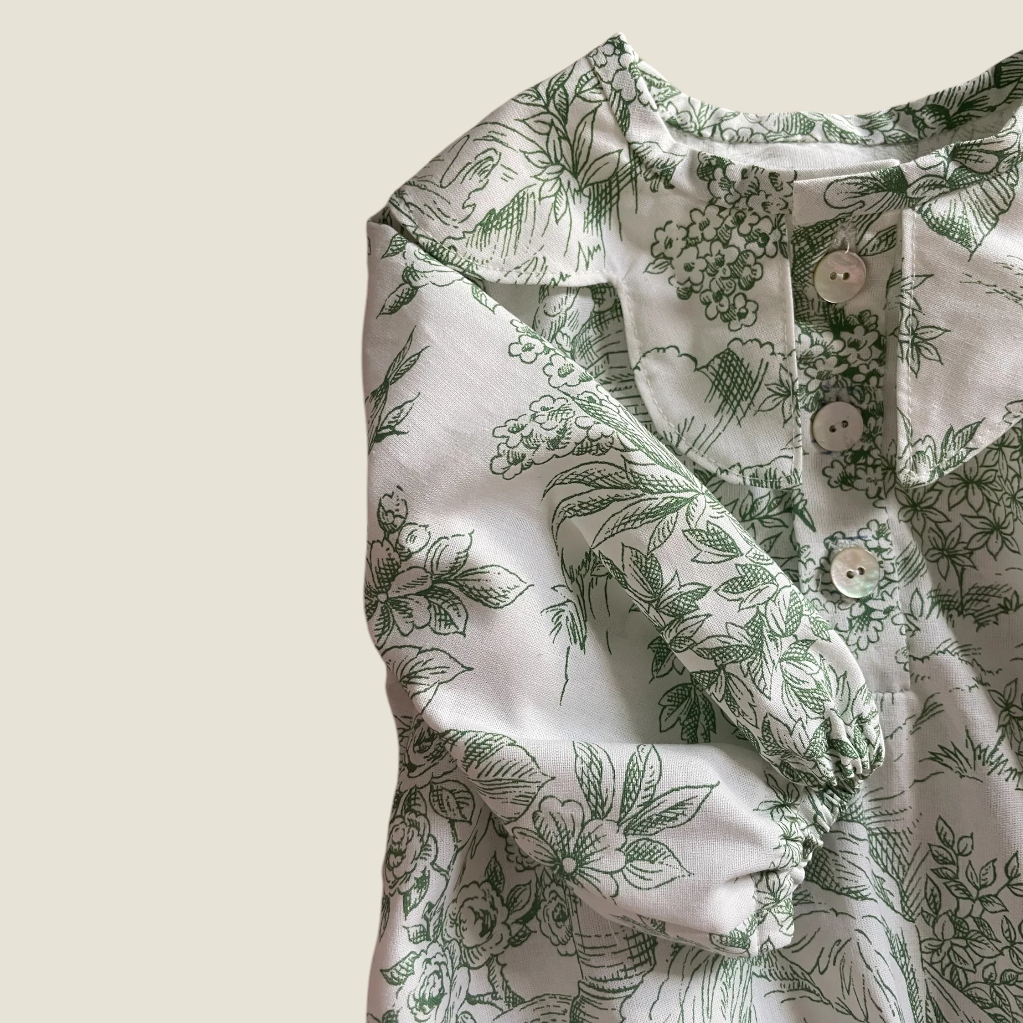 Barboteuse Toile de Jouy – Image 2