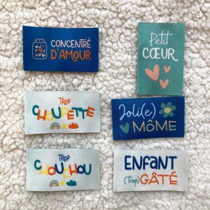 Lot 6 étiquettes CREATITO