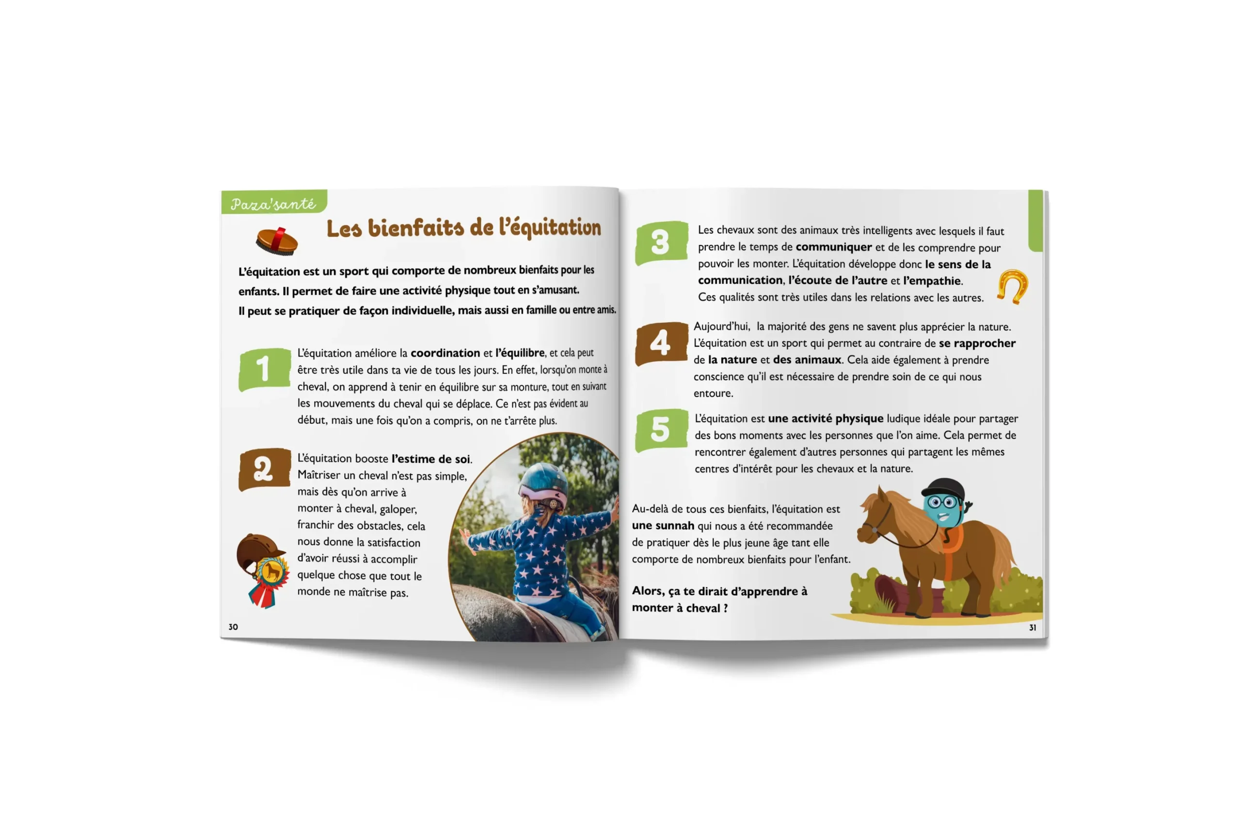 MON PREMIER PAZA’MAG – LES CHEVAUX : Le magazine musulman pour partir ensemble à la découverte des chevaux ! – Image 4