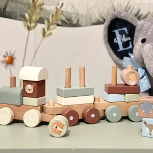 Petit train en bois personnalisable