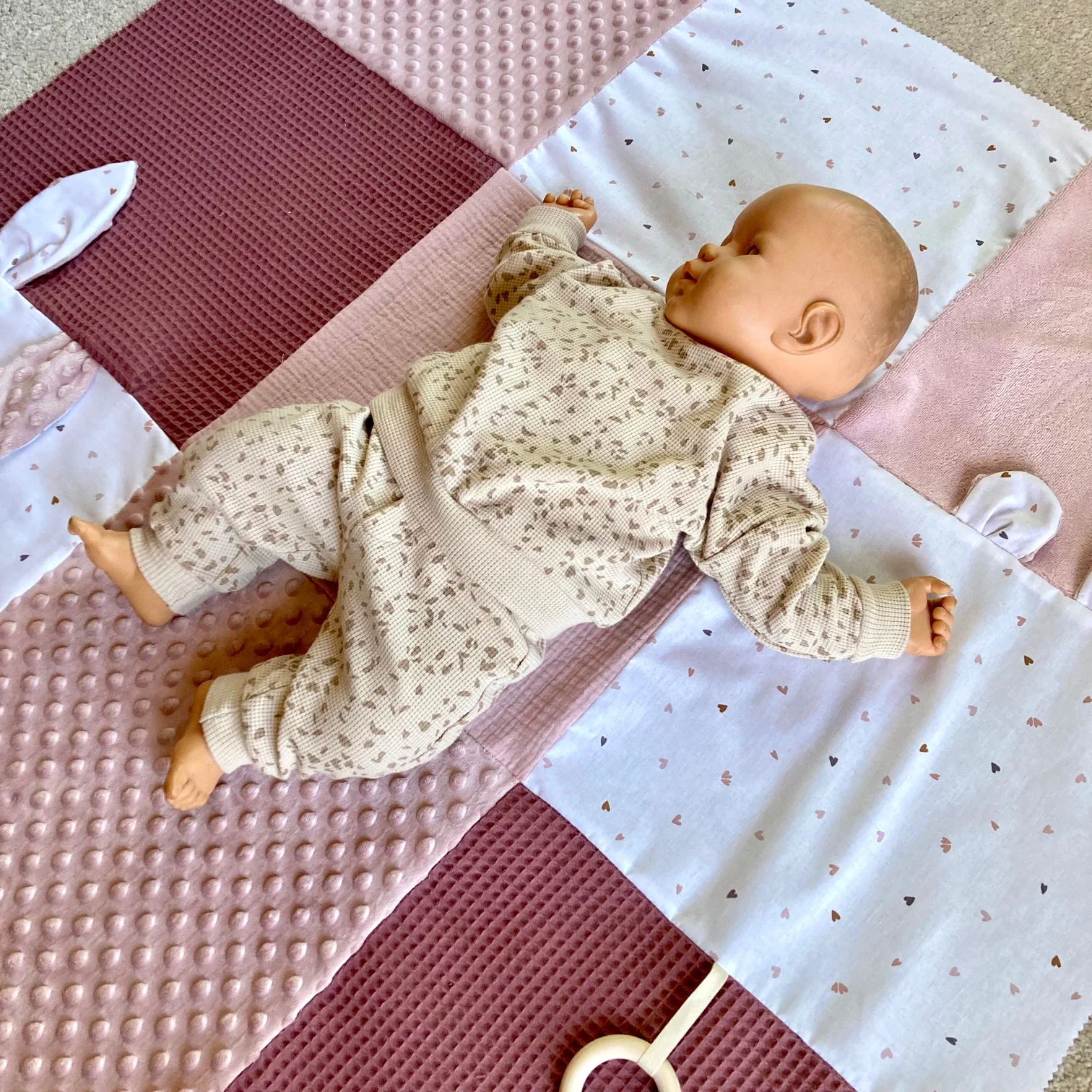 KIT Tapis d'éveil Ptits Coeurs Rose – Image 3