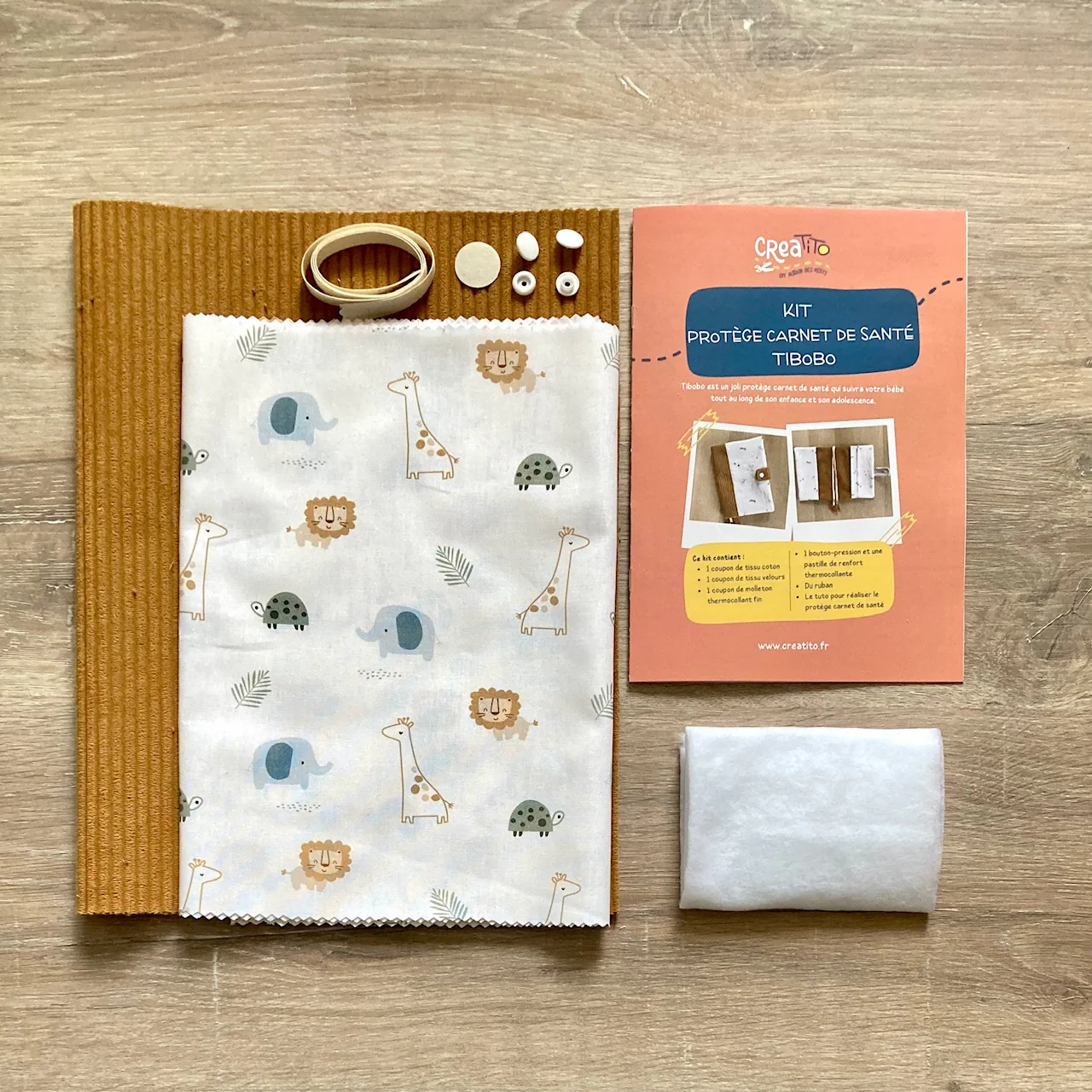 KIT Protège carnet de santé Tibobo Zanimo (2 coloris) – Image 3