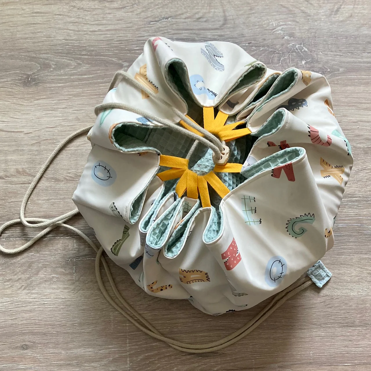 KIT Pieds-au-sec Petipeton Lettres / Jade – Image 2