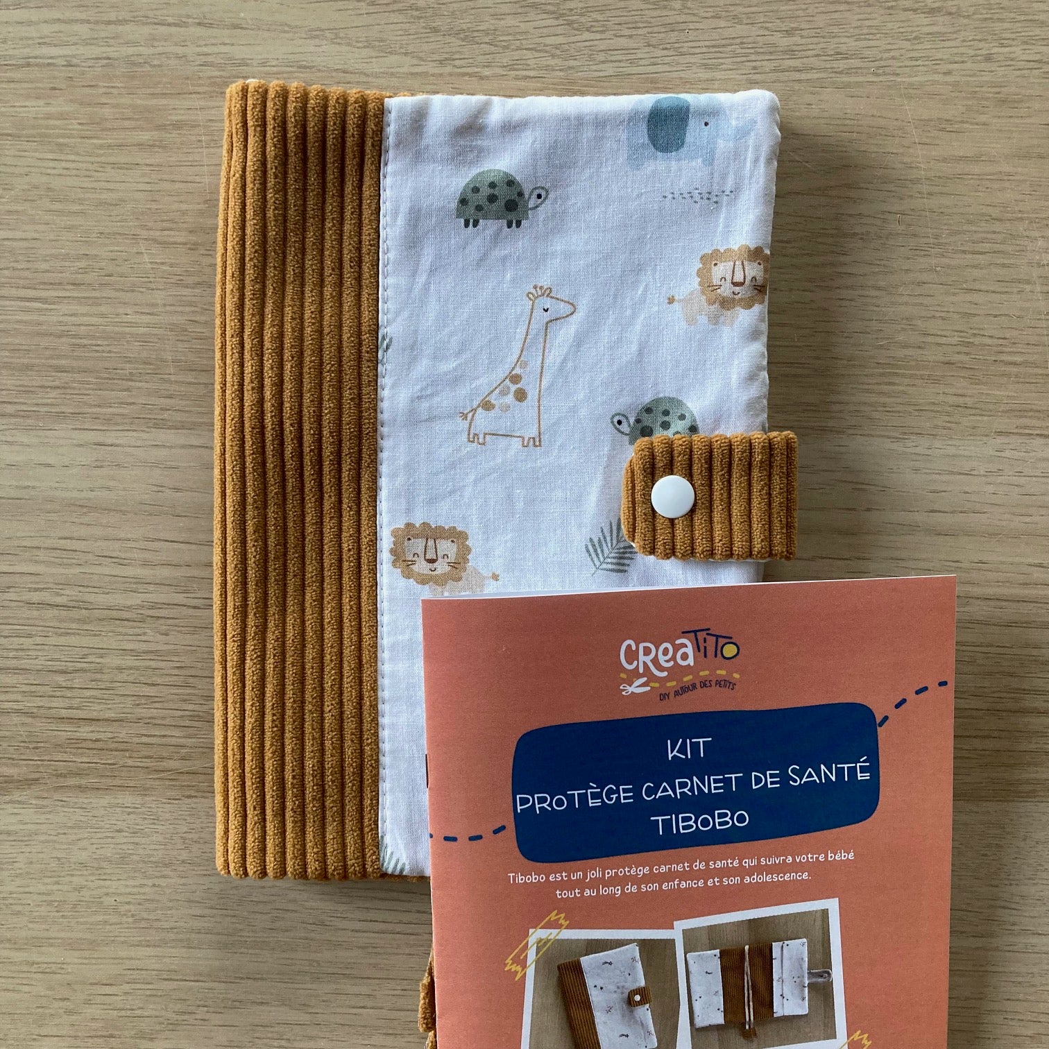 KIT Protège carnet de santé Tibobo Zanimo (2 coloris)