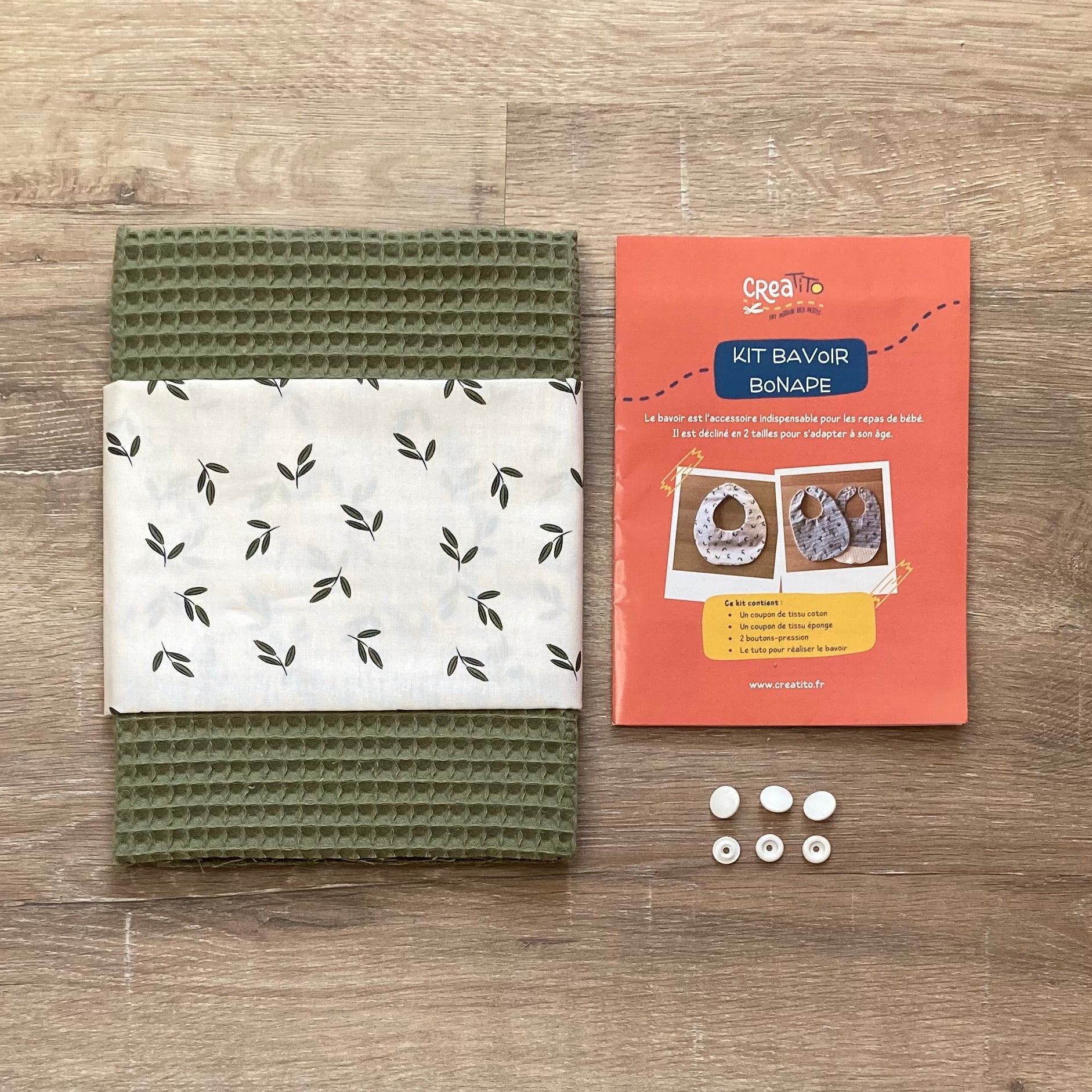 KIT bavoir Bonape Oliviers – Image 4