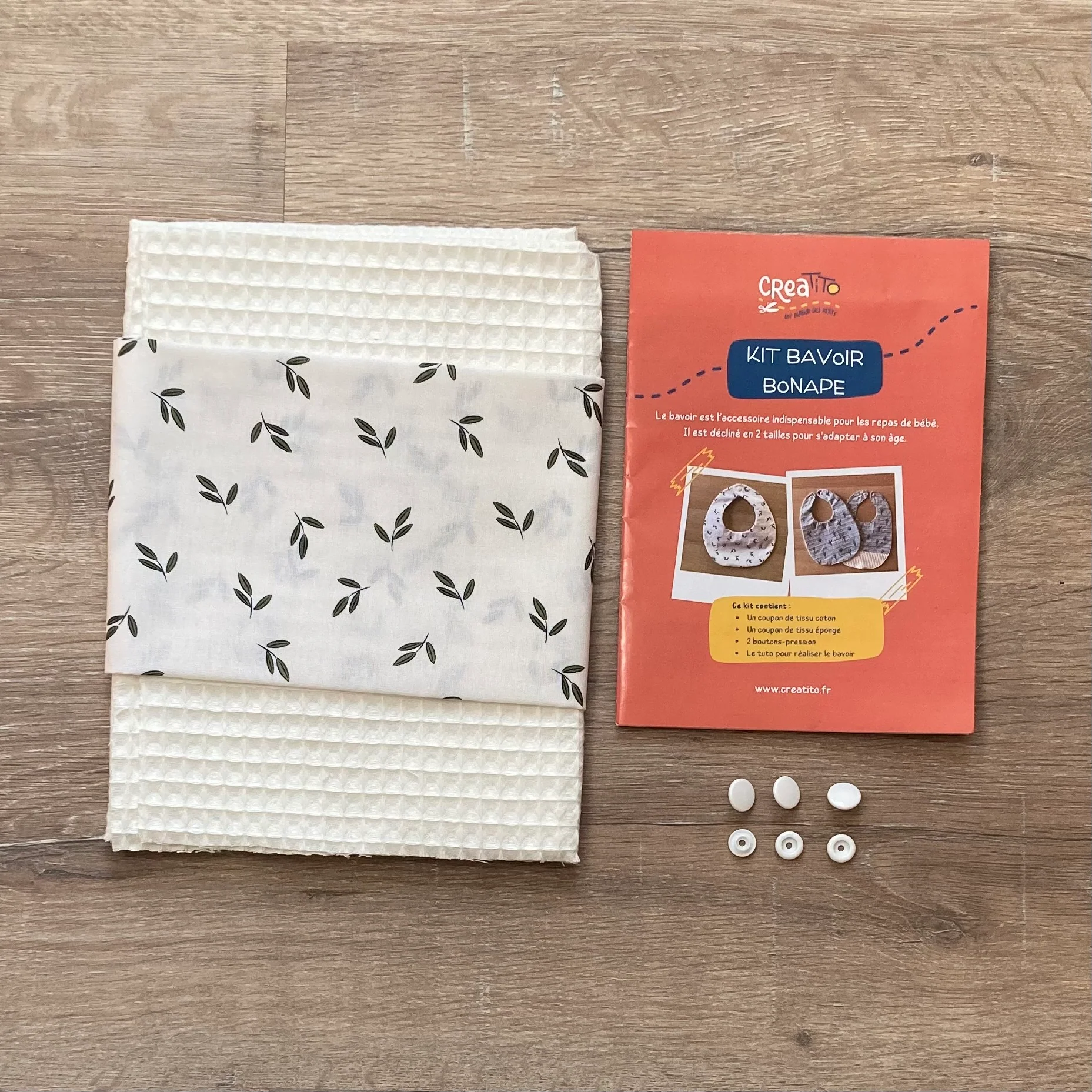 KIT bavoir Bonape Oliviers – Image 2