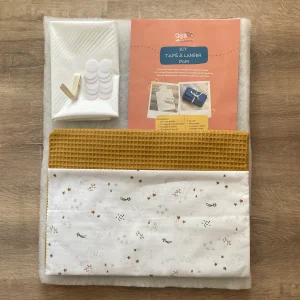 KIT Tapis à langer nomade Popi Etoiles Filantes/Camel